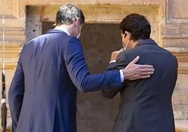 Pedro Sánchez y Mañueco, en la Conferencia de Presidentes que acogió Salamanca en 2021.