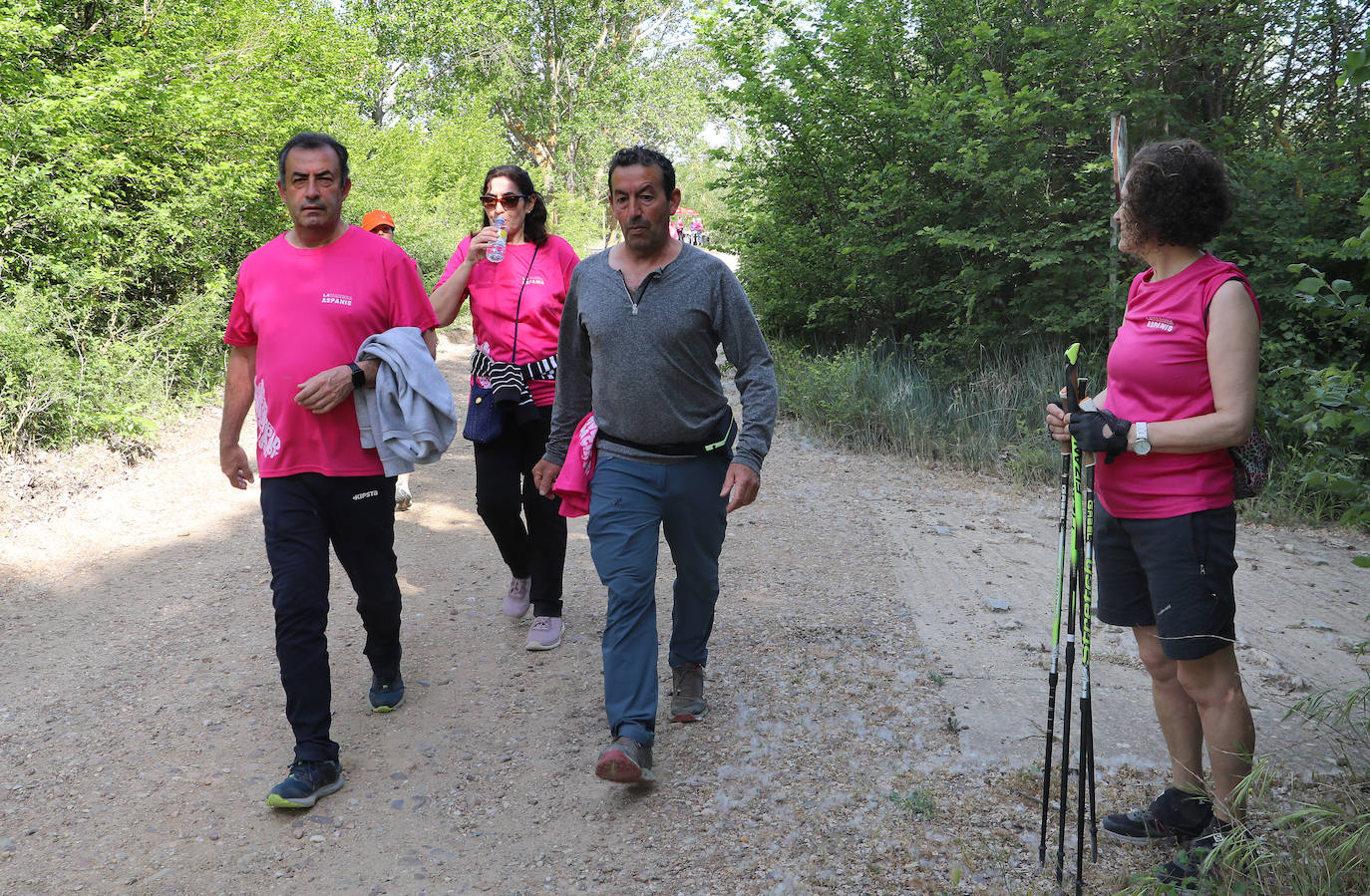 Más de mil palentinos se unen a la marcha de Aspanis