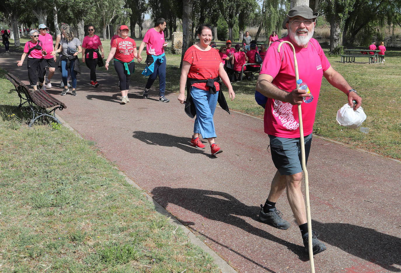 Más de mil palentinos se unen a la marcha de Aspanis