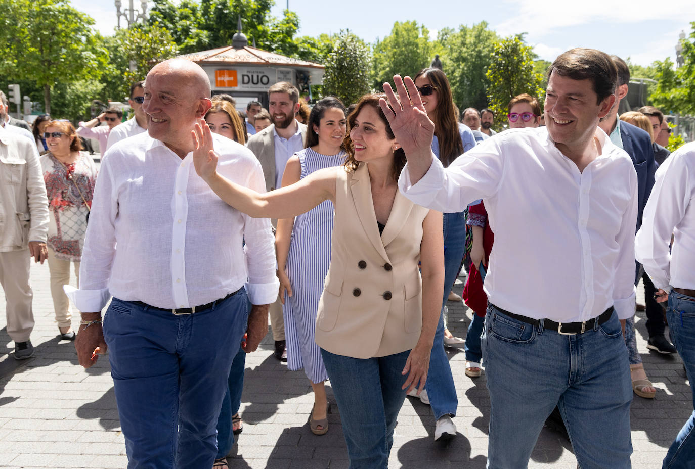 Ayuso visita Valladolid en la presentación de la candidatura del Partido Popular