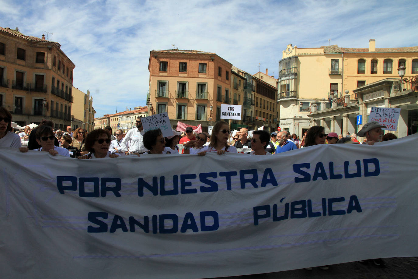 Clamor en Segovia por la sanidad pública