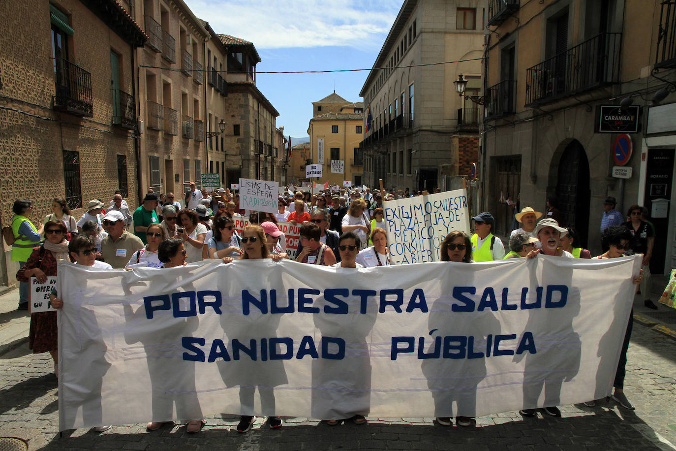 Clamor en Segovia por la sanidad pública