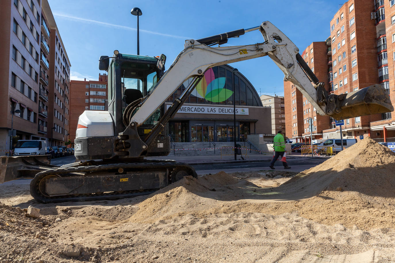 Imágenes de las obras de la Calle Guipúzcoa