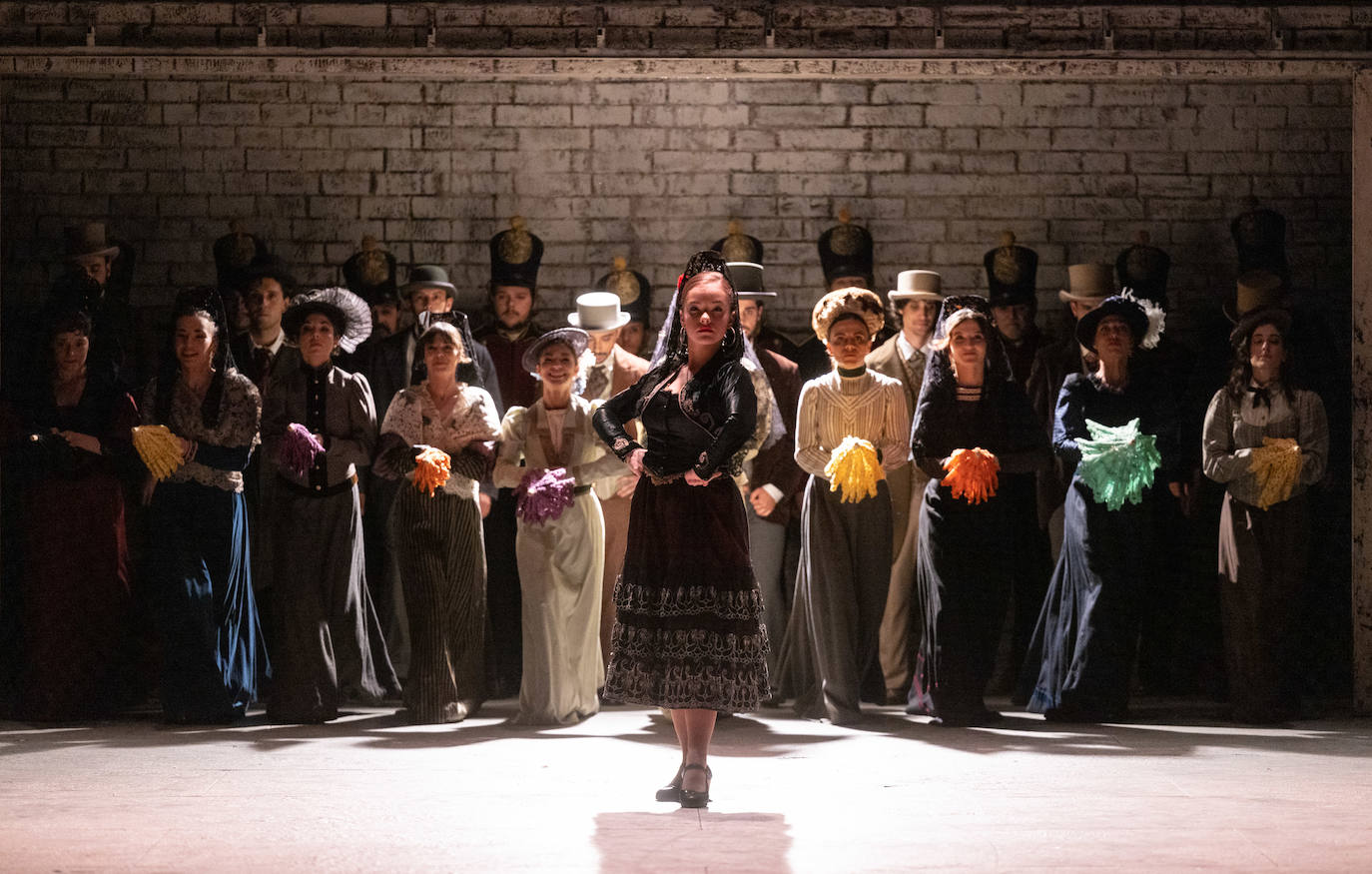 Imágenes de la ópera &#039;Carmen&#039; en su espectáculo del Teatro Calderón