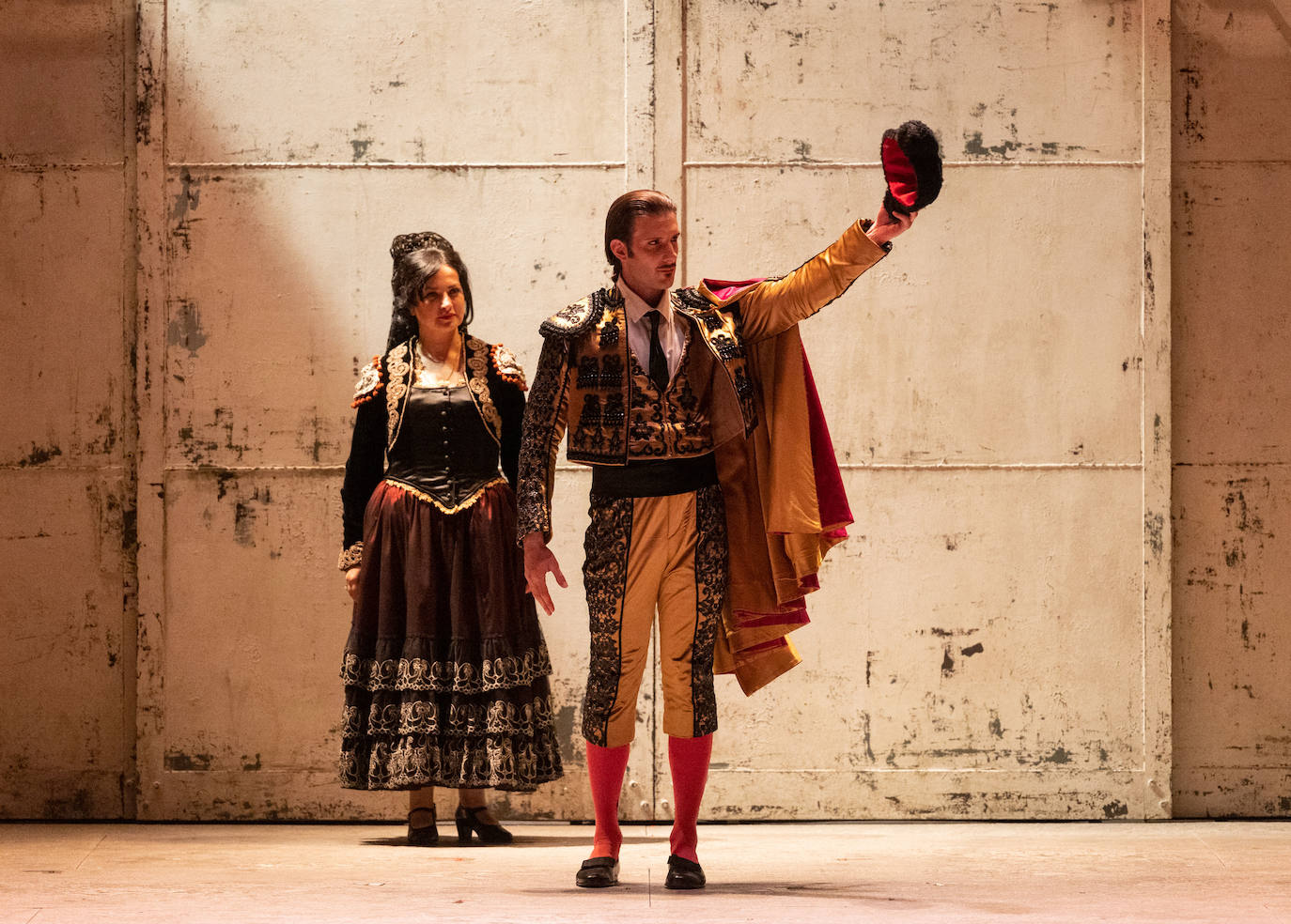 Imágenes de la ópera &#039;Carmen&#039; en su espectáculo del Teatro Calderón