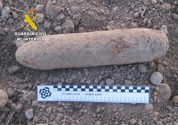 Destruyen en León una bomba de aviación de la Guerra Civil