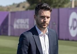 Fran Sánchez, en los Campos Anexos del Real Valladolid.