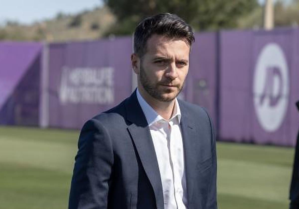 Fran Sánchez, en los Campos Anexos del Real Valladolid.
