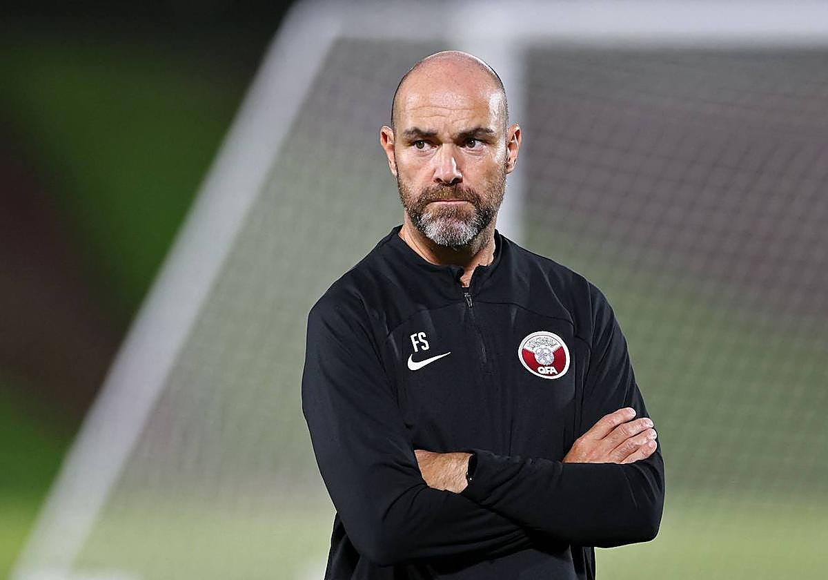 Félix Sánchez, seleccionador de Ecuador.