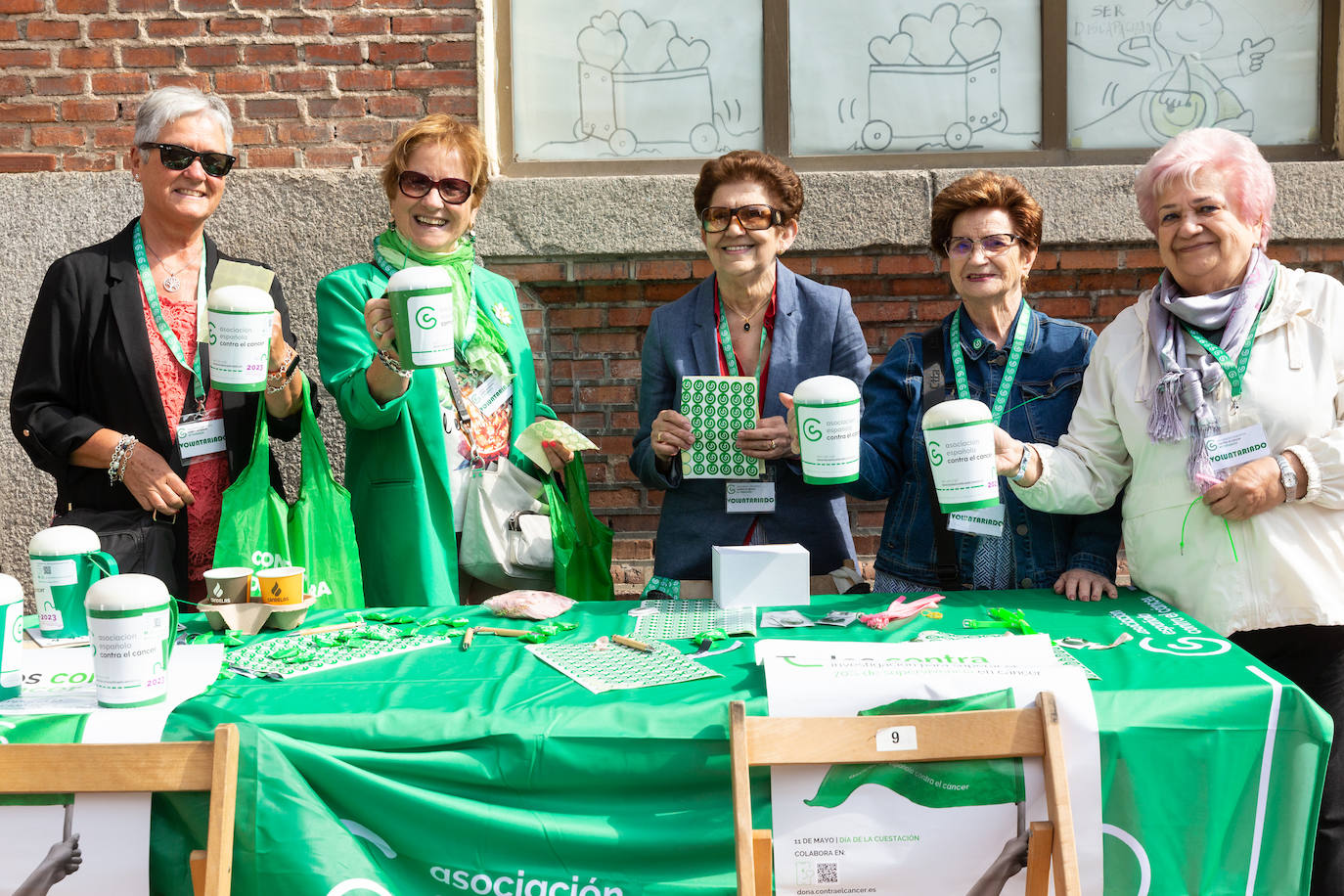 Día de la cuestación organizado por la Asociación Española contra el Cáncer