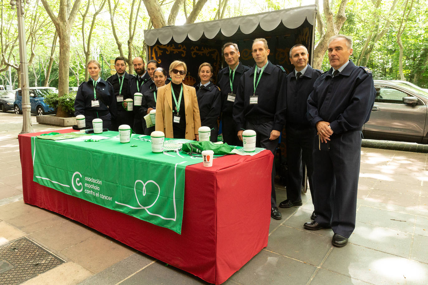 Día de la cuestación organizado por la Asociación Española contra el Cáncer