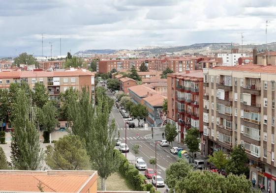 Vista general del barrio.