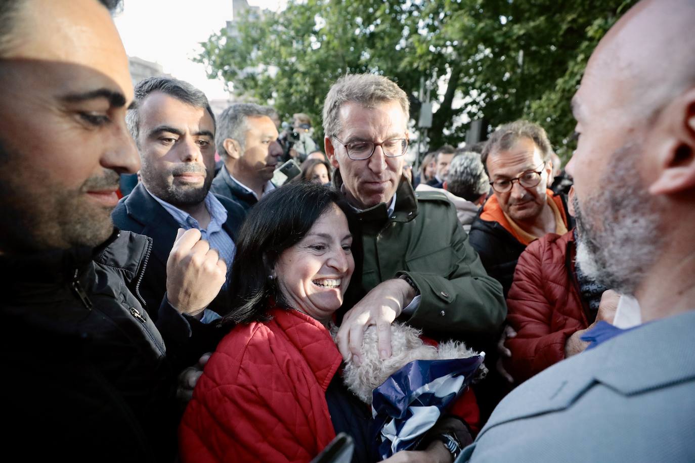 El mitin en Valladolid del PP, con Núñez Feijóo, en imágenes