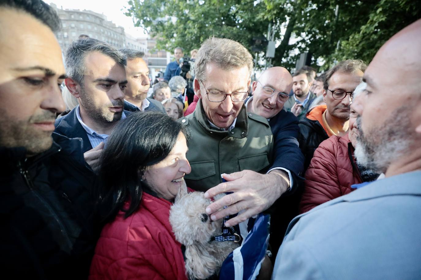 El mitin en Valladolid del PP, con Núñez Feijóo, en imágenes