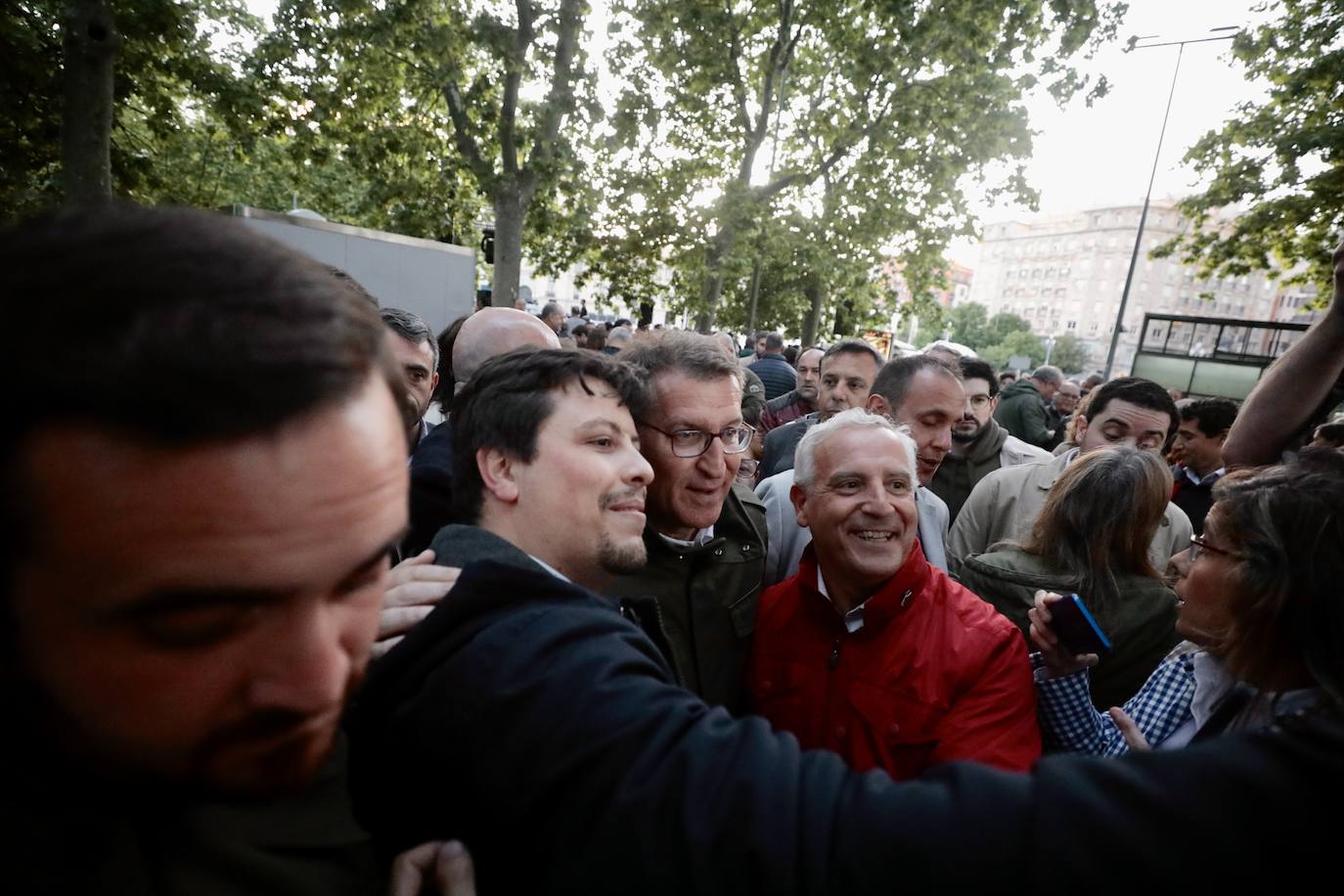 El mitin en Valladolid del PP, con Núñez Feijóo, en imágenes