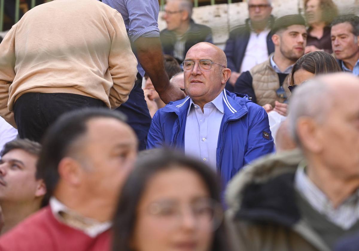 Jesús Julio Carnero, la tarde de ayer, en las novillada de Valladolid.