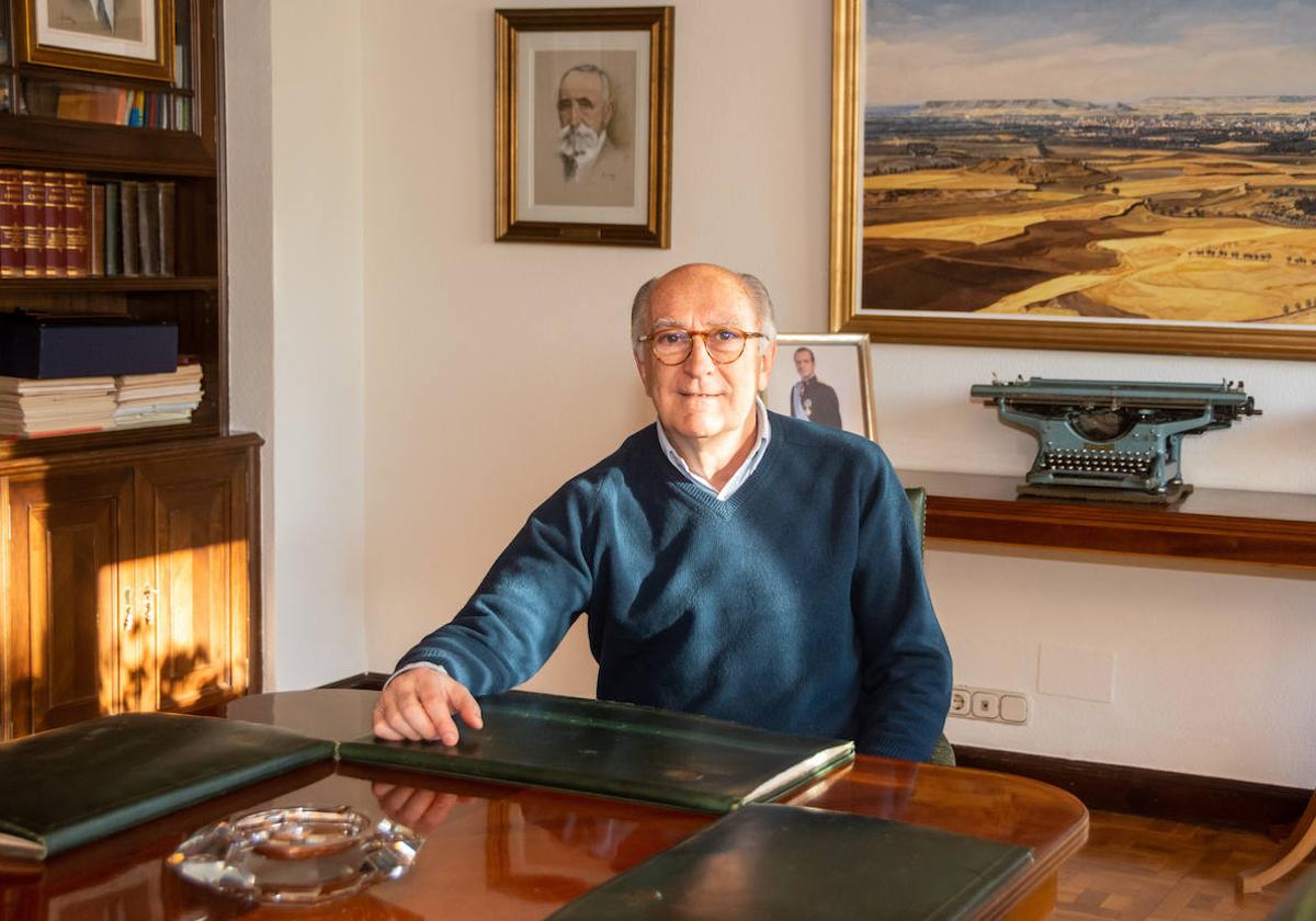 Del Riego, en el Colegio de Médicos de Palencia.