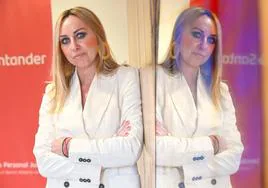 La directora minorista territorial del Banco Santander, Mamen García.