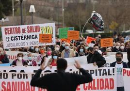 Imagen de archivo de una manifestación sanitaria.