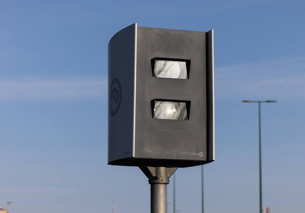 Un radar de velocidad de la capital vallisoletana.