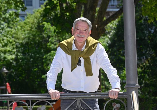 Fernando Arribas, en el Parque de las Moreras.