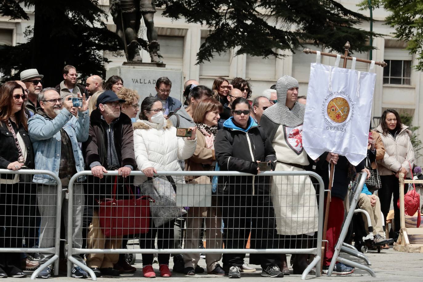 Recreación de la batalla del Lobregal en Valladolid