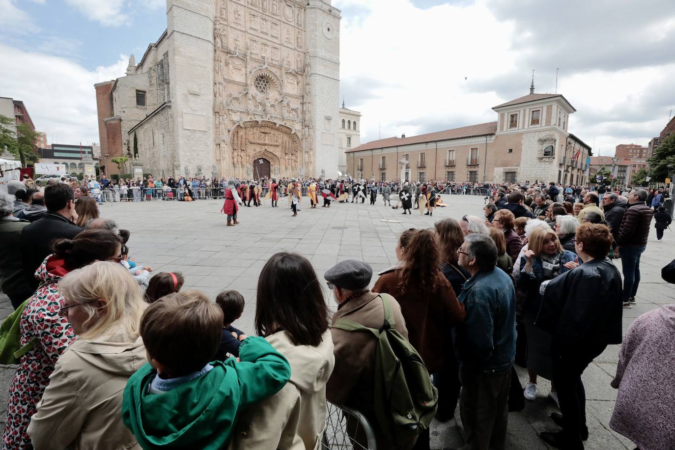 Recreación de la batalla del Lobregal en Valladolid