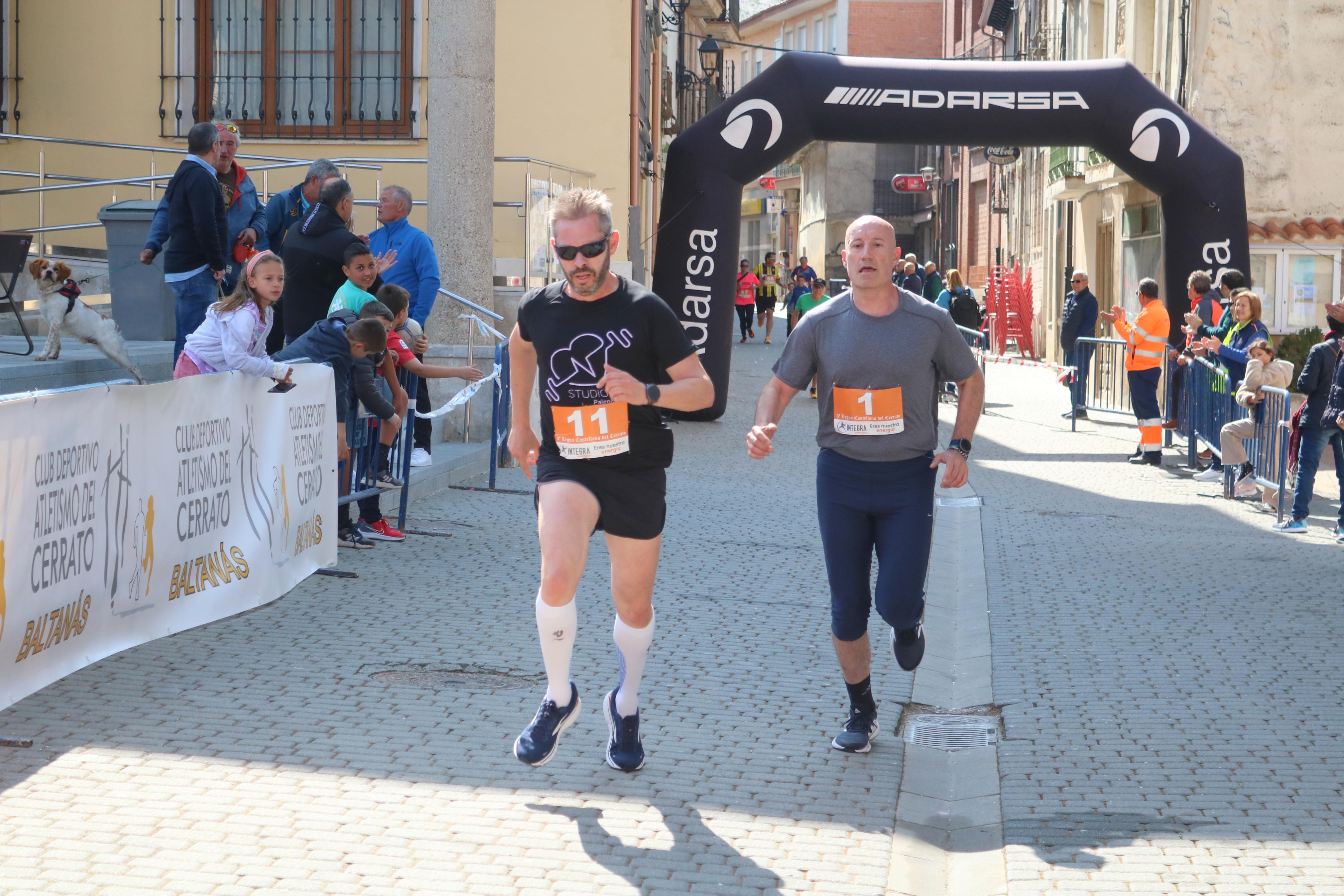 Pablo Marcos y Alicia Diago, vencedores de la IV Legua Castellana del Cerrato