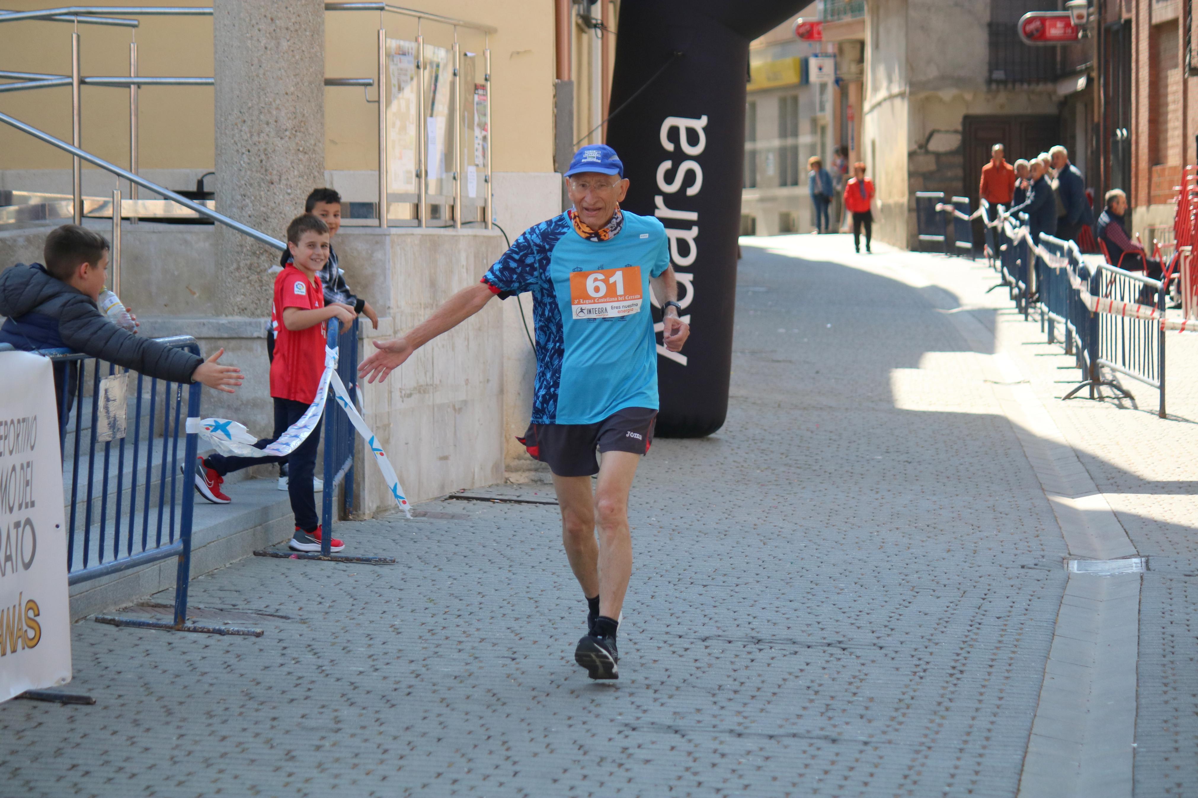 Pablo Marcos y Alicia Diago, vencedores de la IV Legua Castellana del Cerrato