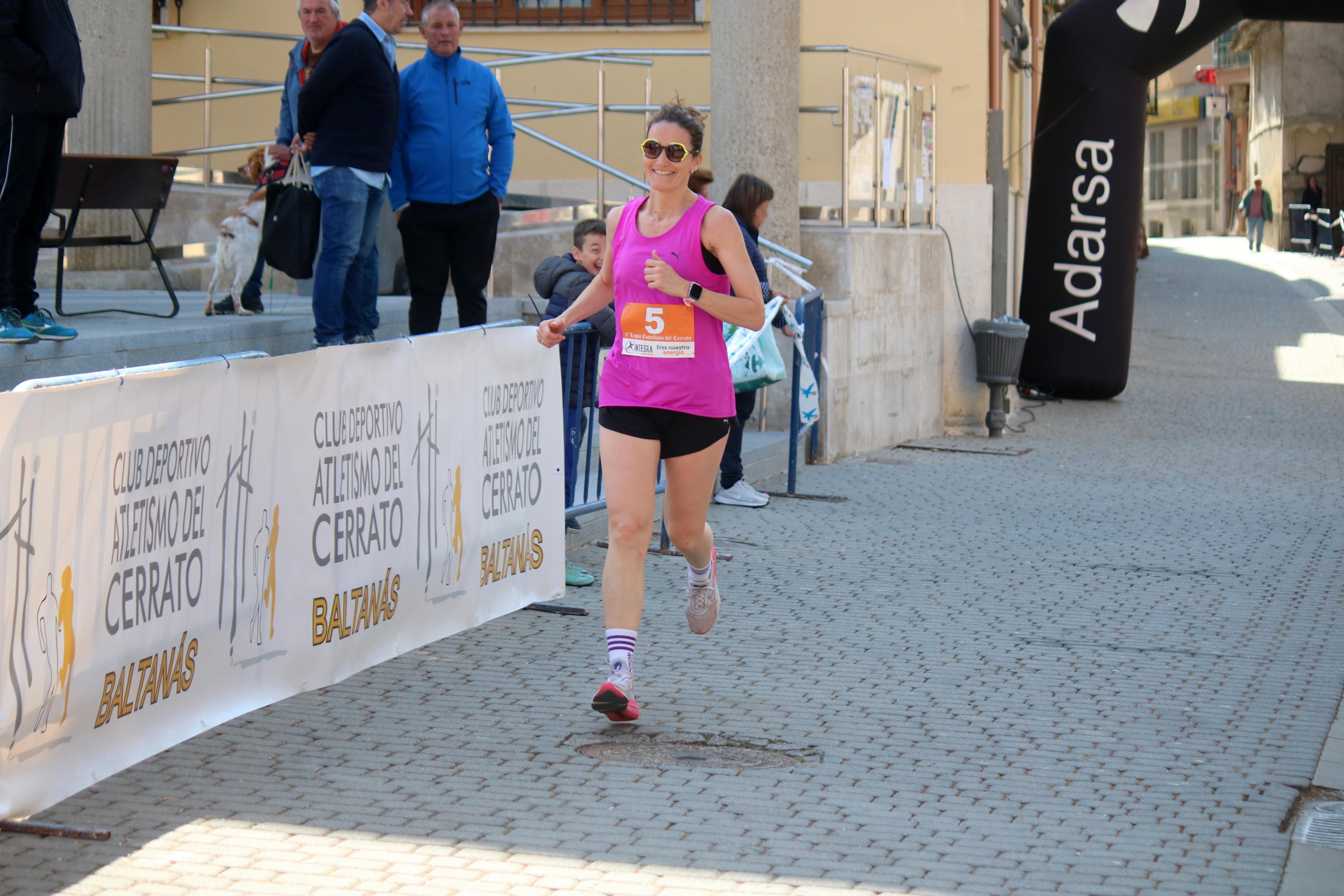 Pablo Marcos y Alicia Diago, vencedores de la IV Legua Castellana del Cerrato
