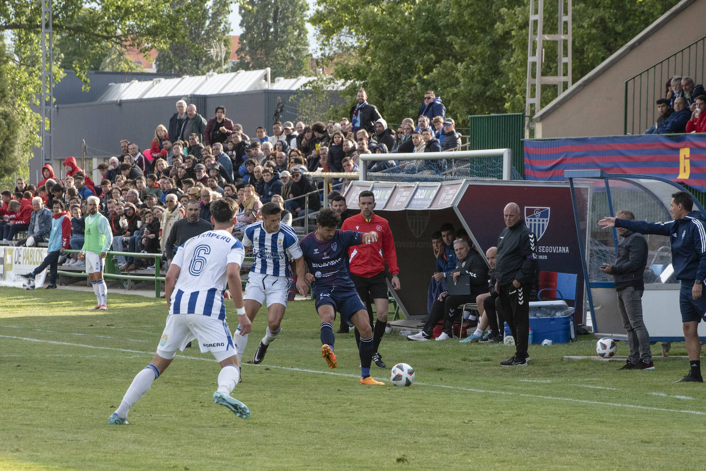 Empate sin goles entre Segoviana y Recreativo