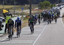 Imagen del pelotón en el transcurso de la prueba.