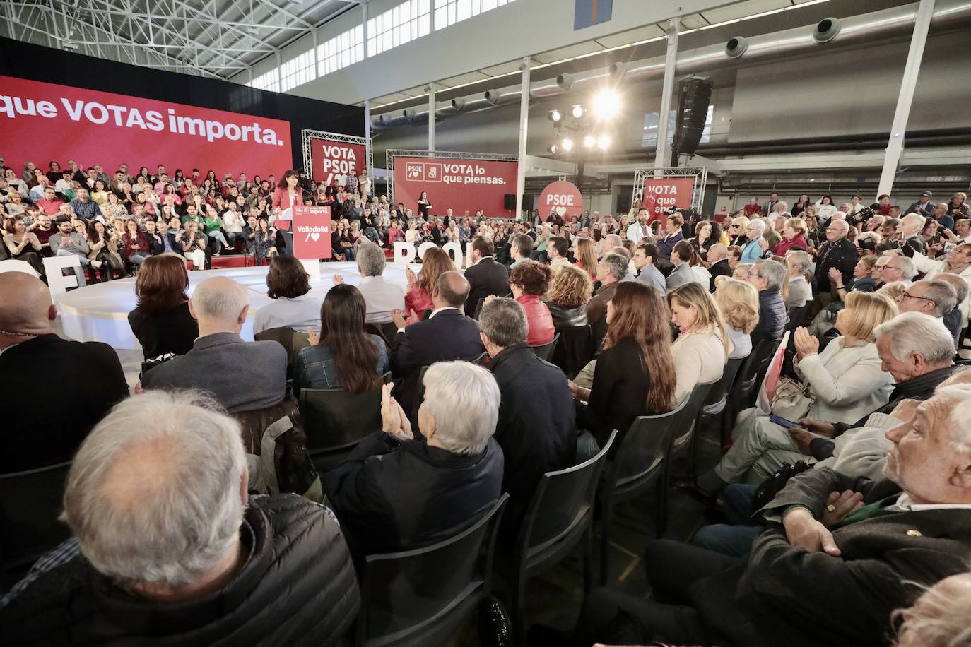 Pedro Sánchez acompaña a Puente en Valladolid (I)