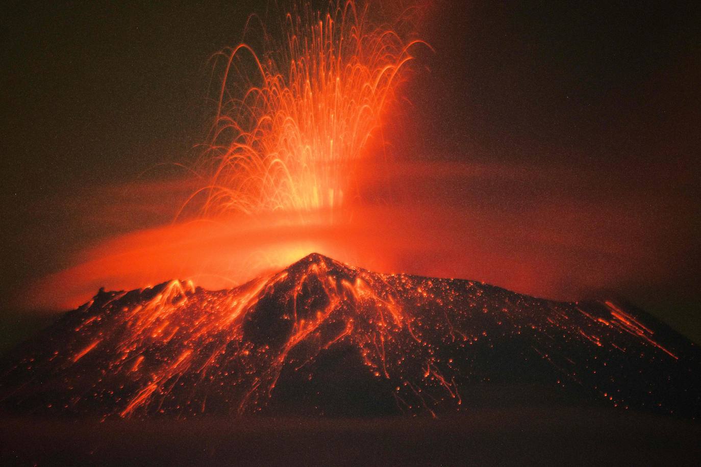 Alerta en México por la explosión del volcán Popocatépetl