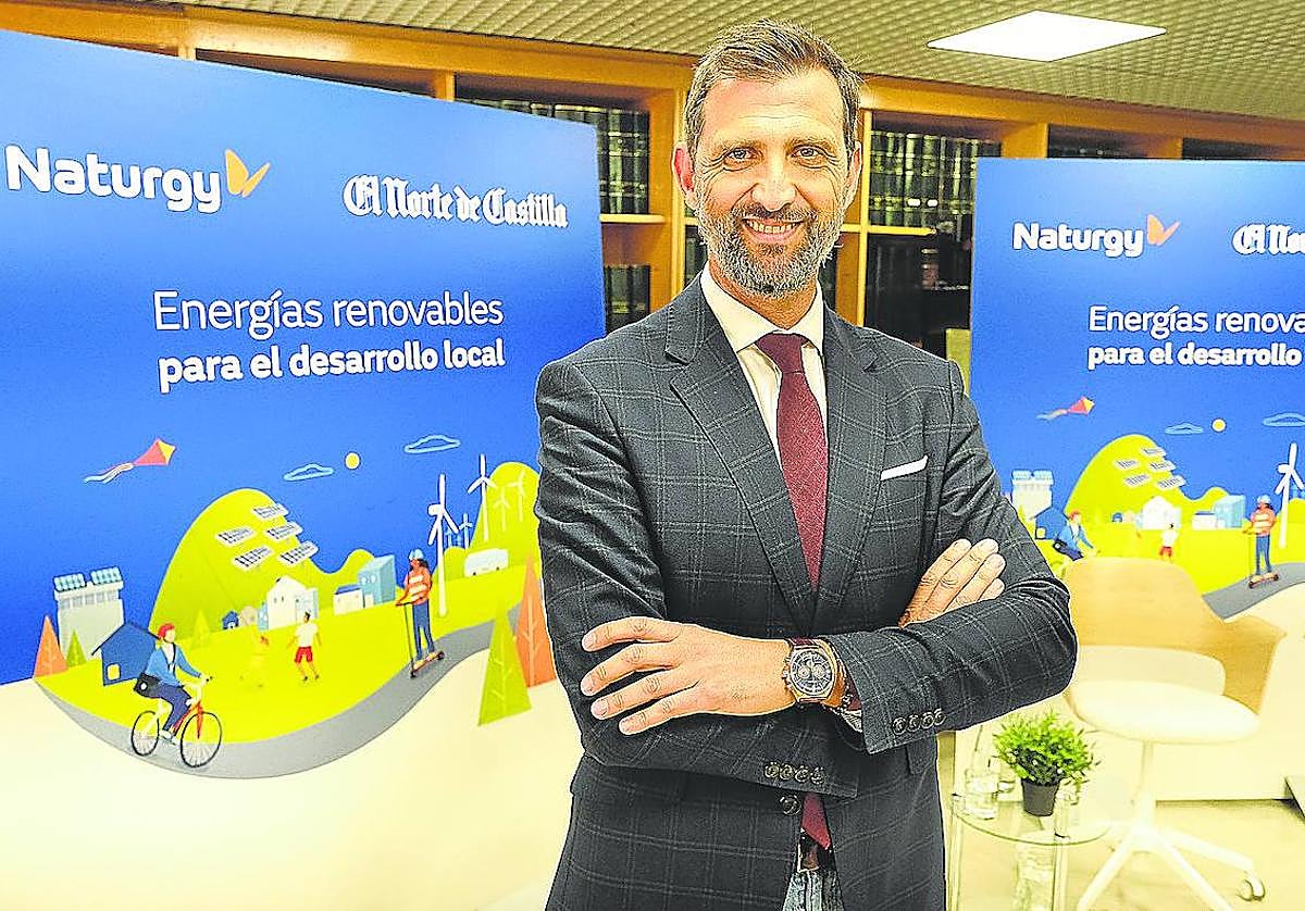 El delegado de Desarrollo de Proyectos Renovables de Naturgy en Castilla y León, David Muñoz.