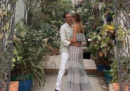 Enrique Ponce con Ana Soria.