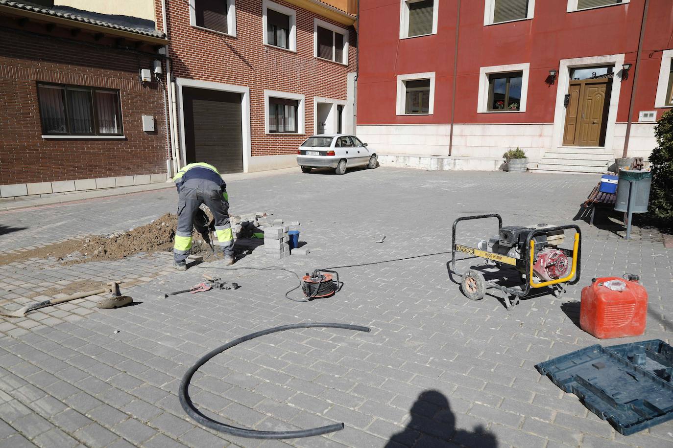 Fernando Sanz, alcalde de Piñel de Abajo con Piñel de