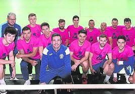 Parte de la plantilla del San Cristóbal.