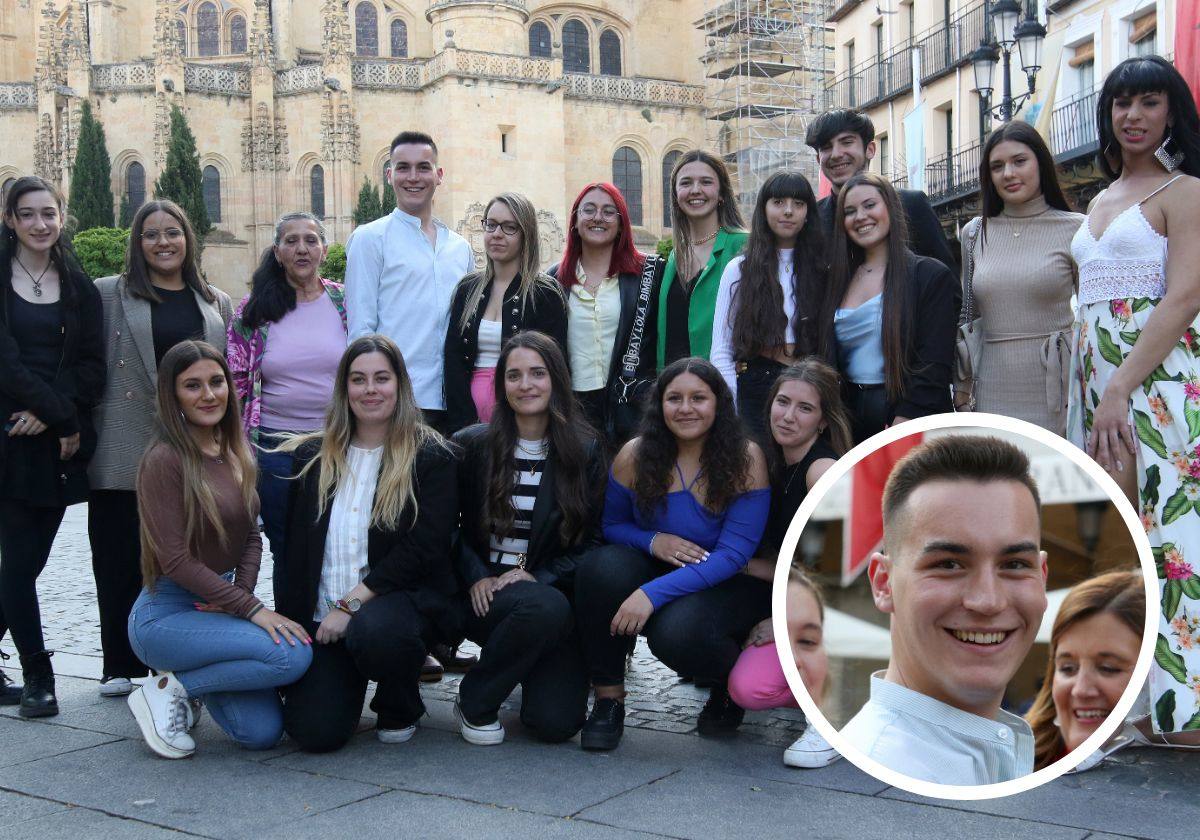 Representantes de los barrios, junto al alcalde de las Ferias y Fiestas de Segovia.