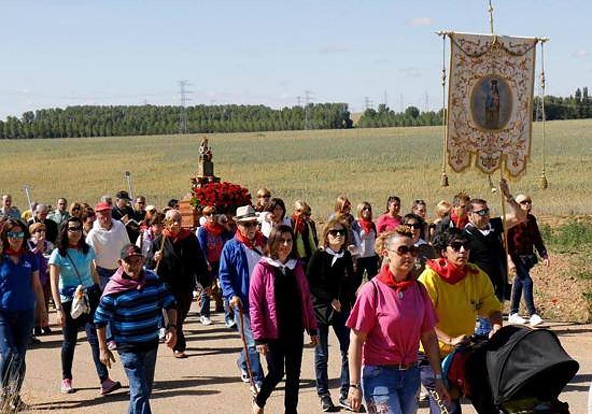 Procesión de Nuestra Señora de Ronte.