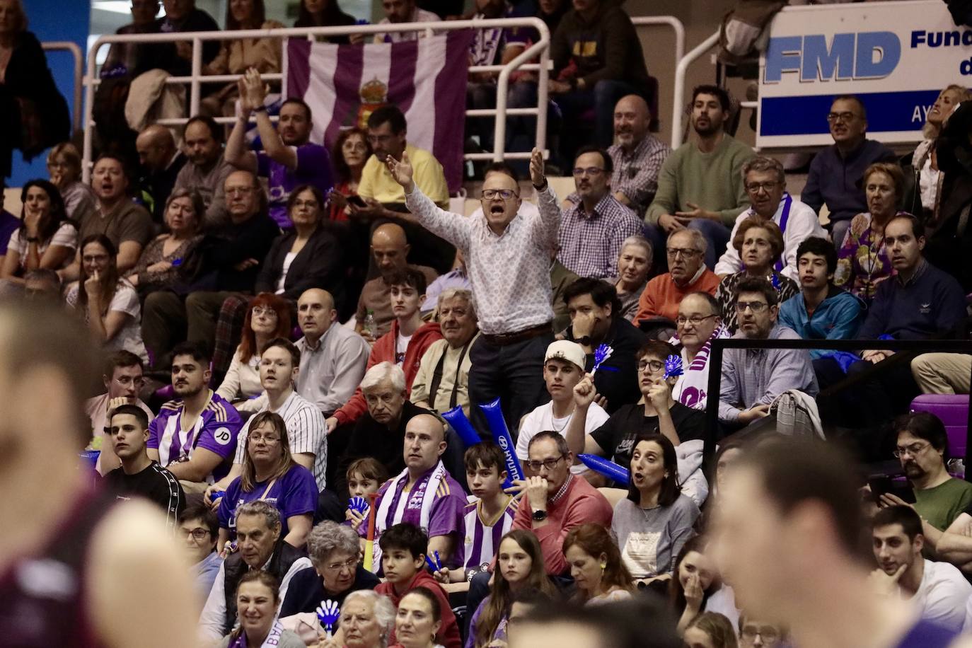 Las imágenes de la victoria del Real Valladolid Baloncesto