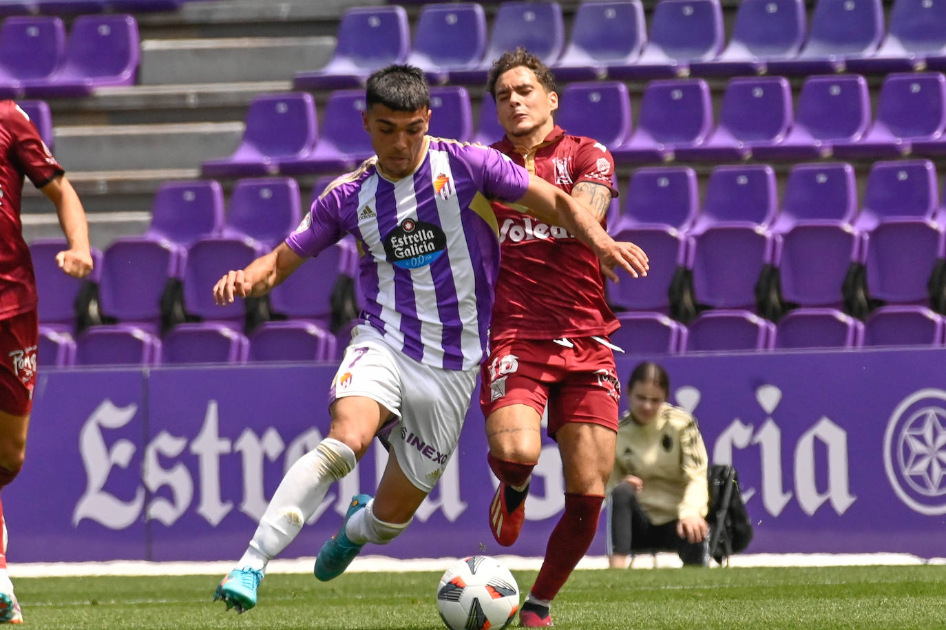 La decepción de los jugadores del Real Valladolid Promesas