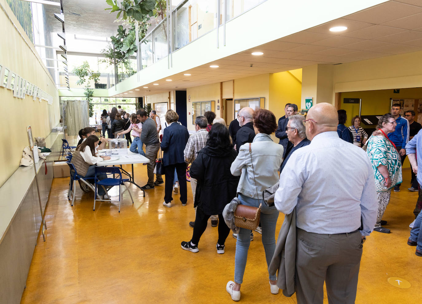 Ambiente de la jornada electoral en Valladolid