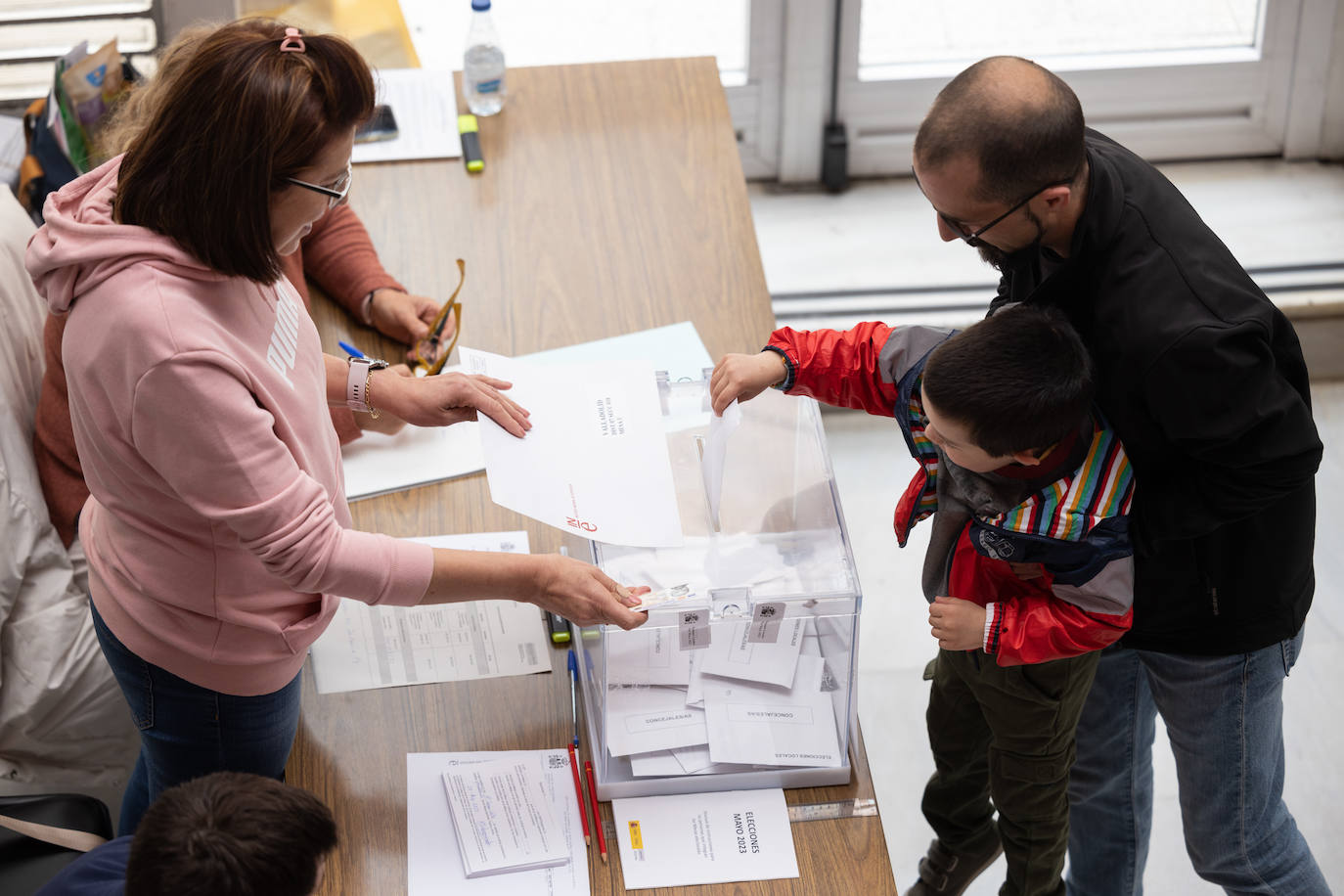 Ambiente de la jornada electoral en Valladolid