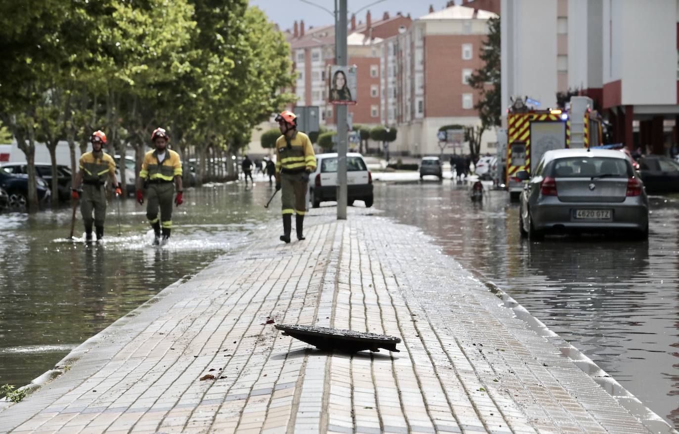 La inundación en Laguna de Duero, en imágenes