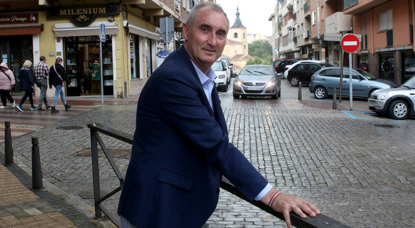 José Mazarías, la tarde después de ganar las elecciones municipales en Segovia.