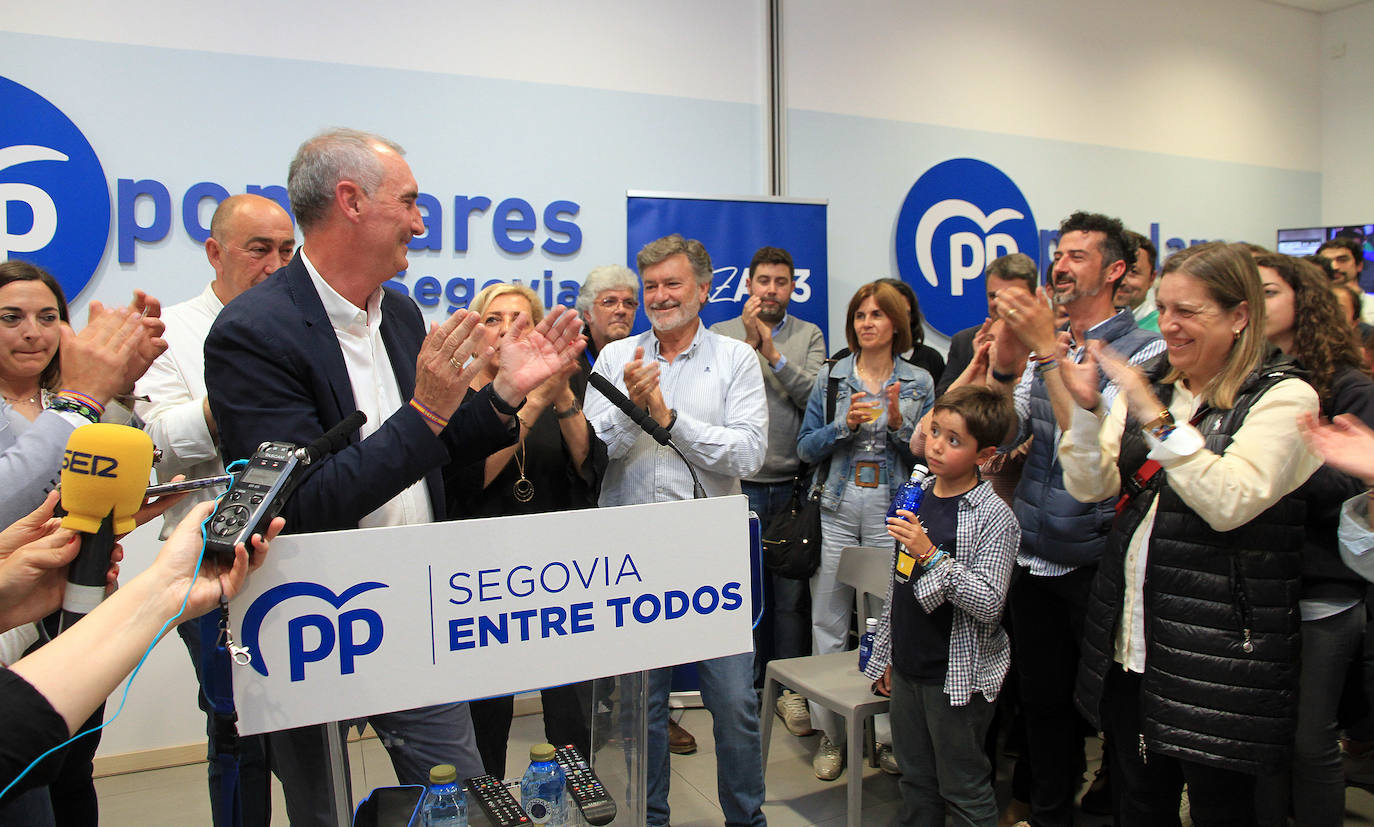 Cara y cruz del 28M en Segovia.