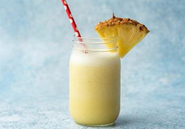 Batido de piña y avena en cinco minutos