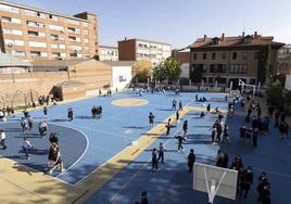 Hacer patio en el colegio