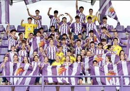 La cantera del Real Valladolid apoyando al primer equipo.